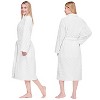 PAVILIA Super Soft Womens Robe, Fluffy Plush Fuzzy Cozy House Shower Bathrobe, Ribbed Striped Warm Fleece Long Robe for Women - 2 of 4