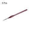 Unique Bargains Detail Nylon Hair Miniature Painting Brush 5 Pcs - 3 of 4