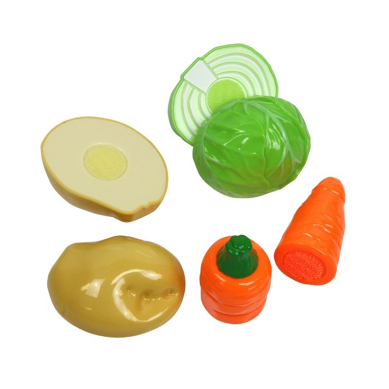Insten 10 Piece Play Food Vegetables, Pretend Cutting for Toddlers and Kids, 4 of 6