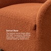 KINWELL Boucle Upholstered Swivel Barrel Accent Armchair - 3 of 4