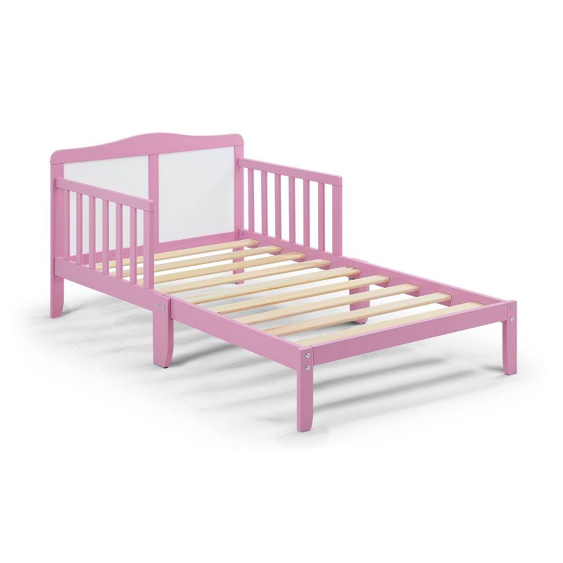 Olive &#38; Opie Birdie Toddler Bed - Dark Pink/White, 3 of 6