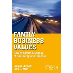 Family Business Values - (Family Business Publication) 2nd Edition by  C Aronoff & J Ward (Paperback) - 1 of 1