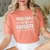 Simply Sage Market Women's Pickleball Is My Favorite Season Short Sleeve Garment Dyed Tee - 2 of 2
