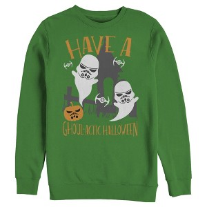 Men's Star Wars Ghoulactic Halloween Stormtrooper Sweatshirt - 1 of 4
