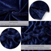 Aoibox Fleece Plush Throw Blanket in Navy Blue, Super Soft Fuzzy Cozy Flannel Blanket for Couch Sofa, Lightweight Microfiber Blanket - 4 of 4