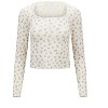 Adore Me Women's Pointelle Long Sleeve Lounge - 4 of 4