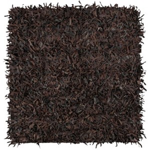 Leather Shag LSG601 Handwoven Rugs - Safavieh - 1 of 4