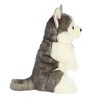 Aurora Medium Sitting Pretty Husky Pup Miyoni Adorable Stuffed Animal White 10" - 3 of 4