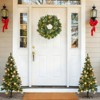 24" Christmas Wreath with Pine Cones , Front Door Christmas Wreath, Winter Christmas Decoration for Window Door Indoor Outdoor - 2 of 4