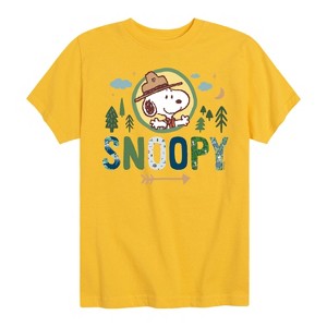 Boys' - Peanuts - Ranger Snoopy Short Sleeve Graphic T-Shirt - 1 of 4