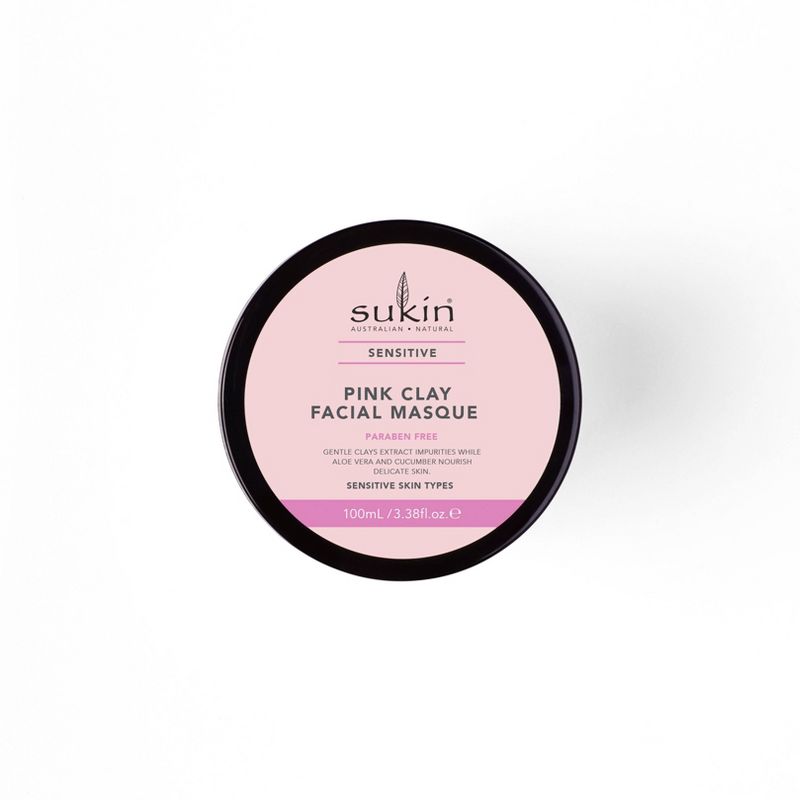 Sukin Sensitive Pink Clay Facial Masque - 3.38 fl oz, 1 of 8