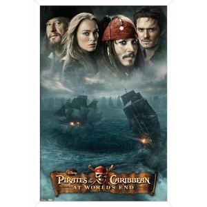 Trends International Pirates of the Caribbean: At World's End Framed Wall Poster Prints - 1 of 4