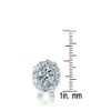 Guili Celebrity-Inspired CZ Earrings in Sterling Silver with Sapphire, Pear & Round Accents – Modern Sparkle for Everyday Luxe and Elegance - 2 of 3