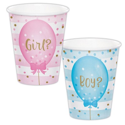 Details about   Baby Shower Favor Cups Cup Favors Baby Is Coming 90049 Gender Reveal 