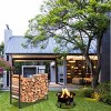 Syemin Firewood Racks and Carriers Solid Firewood Holder Heavy Duty Wood Storage Log Organizer for Indoor Outdoor, Black, 33"*13"*30" - 3 of 4