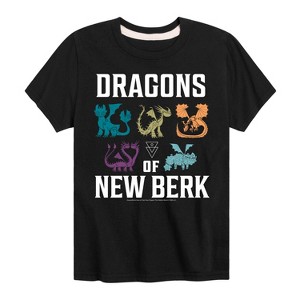 Boys' - How to Train Your Dragon - Dragons Of New Berk Short Sleeve Graphic T-Shirt - 1 of 4