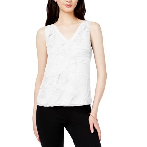 bar III Womens Textured Knit Blouse - 1 of 1