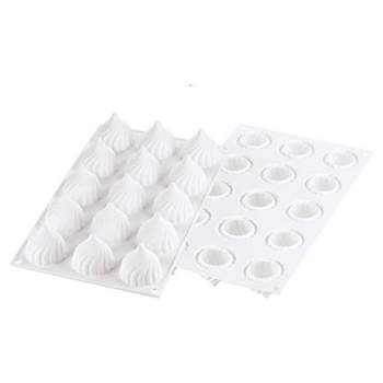 Silikomart Silicone Bakeware Square Cube Mold 1.4 Oz, 35mm X 35mm X 35mm H,  15 Cavities : Target