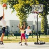 Soozier Portable Basketball Hoop System Stand with 33in Backboard, Height Adjustable 5FT-7FT for Indoor Outdoor Use - 2 of 4