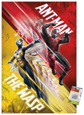 Marvel Ant-Man and the Wasp: Quantumania - Logo Wall Poster with Pushpins,  14.725 x 22.375 