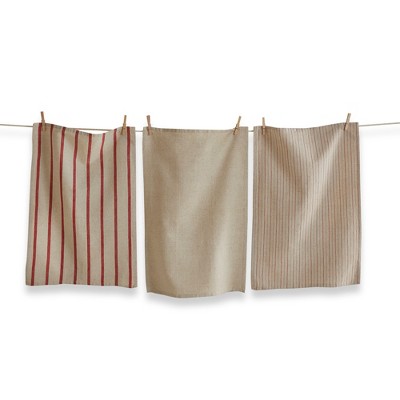 tag Farmhouse Stripe Dishtowel Set Of 3