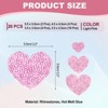 Unique Bargains Iron On Durable DIY Clothing Heart Rhinestone Patches 26 Pcs - 2 of 4