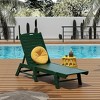 WestinTrends Poly Reclining Outdoor Patio Chaise Lounge Chair Adjustable - 2 of 2