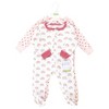 Hudson Baby Infant Girl Thermal Zipper Sleep and Play 2pk, Creative Rainbows - 2 of 4
