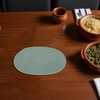 Unique Bargains Trivet Oval Rope Coaster Cotton Non-Woven Fabric 12.6"x8.66"x0.31" - 2 of 3