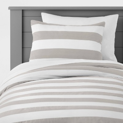 Rugby Striped Kids' Duvet Cover - Pillowfort™