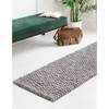 Unique Loom Felt Ball Collection Area Rug - Cloud - 3 of 4