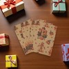 Unique Bargains Gift Wrap Paper Yellow Kraft 27.56" x 19.69" 5 Pcs - 2 of 4
