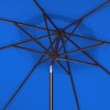 Milan Fringe 9Ft Crank Push Button Tilt Umbrella - PAT8008 - Safavieh - 2 of 3