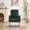 NicBex Polyester Glider Rocking Chair,Upholstered Nursery Rocking Chairs with High Backrest,Modern Rocking Chair,Nursing Chair for Bedroom - 4 of 4