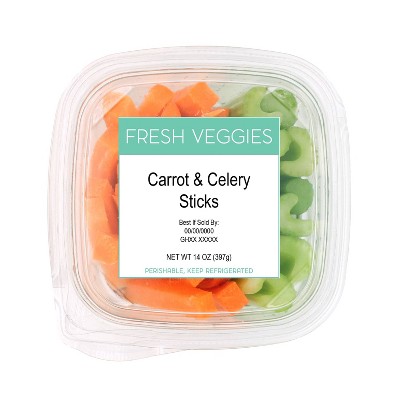 Cut Carrot & Celery Sticks - 14oz