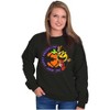PACMAN Happy Halloween Pumpkin Sweatshirt for Men or Women Brisco Brands - 3 of 4