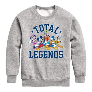 Boys' - Disney - Total Legends Graphic Long Sleeve Fleece Sweatshirt - 1 of 4