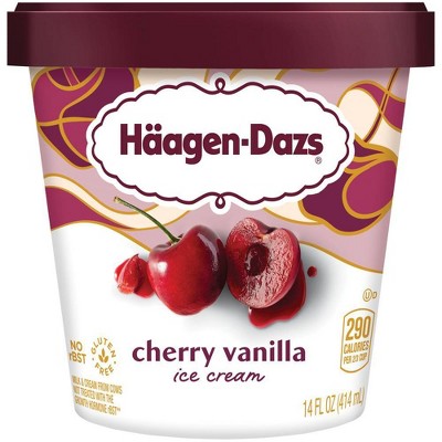 Haagen-Dazs Cherry Vanilla Ice Cream - 14oz