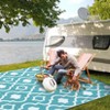 CuisinSmart Outdoor Waterproof Rugs, Reversible Plastic Straw Rug, Easy to Clean Patio Rug,Outside Portable Carpet - 3 of 4