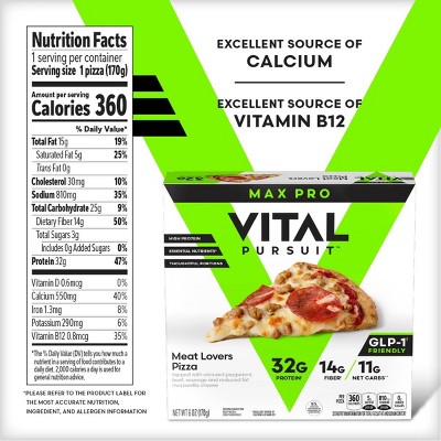 Vital Pursuit Meat Lovers Pizza 6oz