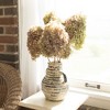 Ribbed with Handles Vase Cream Terracotta by Foreside Home & Garden - 2 of 4
