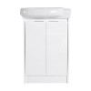 Okak 16.8In/23In Bathroom Vanity with Sink, Wall Mounted Bathroom Sink Cabinet with 1 Soft-Closing Cabinet Door for Bathroom - 3 of 4