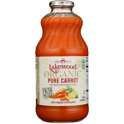 Lakewood Organic Pure Carrot Juice - 6 pack, 32 fo
