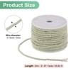 Unique Bargains Soft Polyester Twisted Silk Decorative Craft Cord Trim Cord Rope 22 Yards 1 Pc - 3 of 4