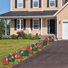 Big Dot of Happiness Happy Holiday Presents - Lawn Decorations - Outdoor Christmas Party Yard Decorations - 10 Piece - 3 of 4