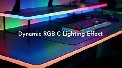 Govee Multicolor RGBIC LED Neon Rope Light for Gaming Desk