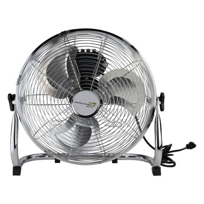 Northlight 14" Adjustable 3-Speed Tilt Portable Floor Fan - Silver