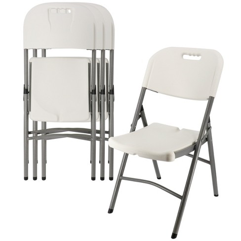 Elama 4 Piece Stackable Folding Chair Set For Indoor And Outdoor Target