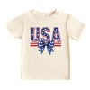 The Juniper Shop Coquette USA Bow Toddler Short Sleeve Tee - 2 of 4