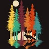 Men's Design By Humans Forest Fox By clingcling T-Shirt - 2 of 4